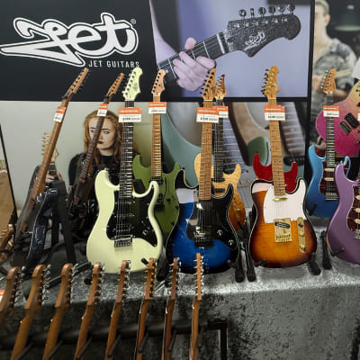 Гитары JET на юбилейном UK Guitar Show